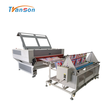 Gravador de corte a laser de alimentação automática de tecido de tecido 1610