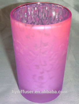 charming color soy wax scented candles in glass jar