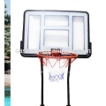 Pool and backboard basketball