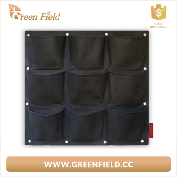 9 pockets felt living wall planter,wholesale felt living wall planter