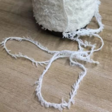 Polyester Plain Feather Yarn for Socks - 0.5cm Polyester Fancy Yarn