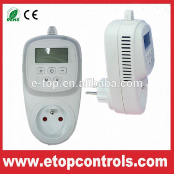 16A Electric Heating Plug In Thermostat