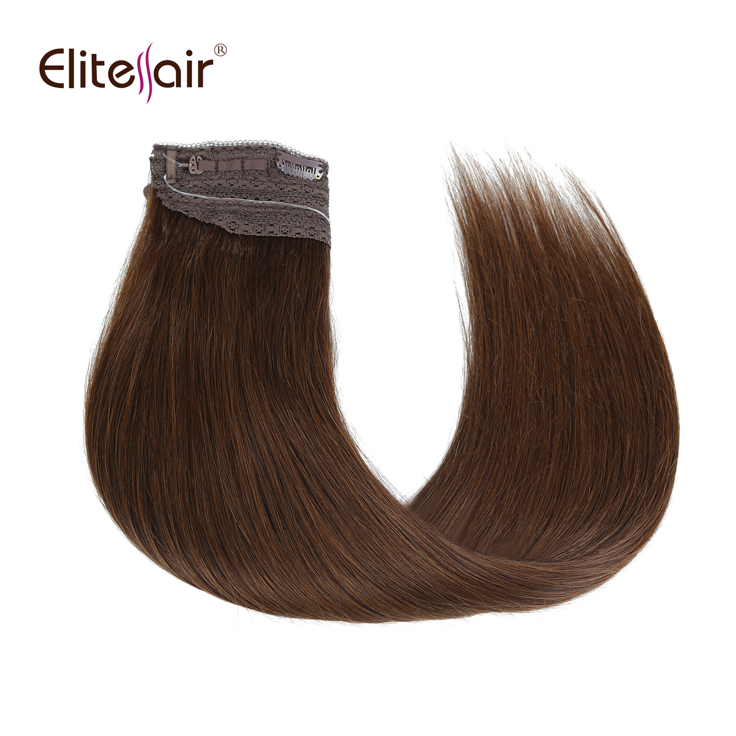 Wholesale Human Hair Extension Bundle One Piece Clip In Human Hair Custom Cuticle Aligned Hair Extensions For Women