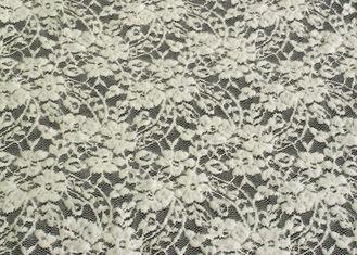Water Soluble Nylon Spandex Brushed Lace Fabric for Garment