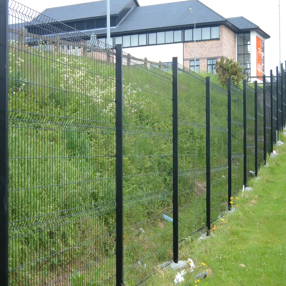 Coated Curving Wire mesh Security 3d Fencing Panels