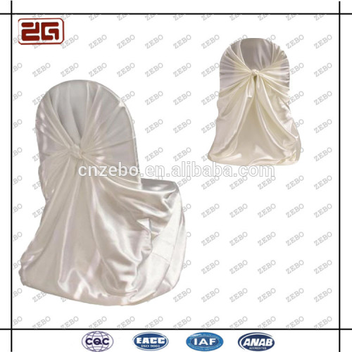 Guangzhou Factory Wholesale Wedding Used Cheap Colorful Satin Chair Cover