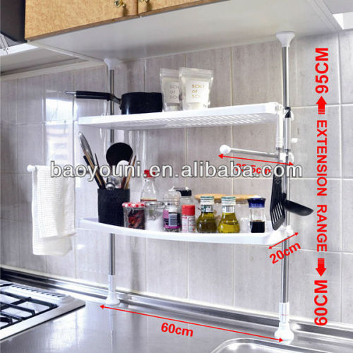 BAOYOUNI plastic kitchen utensil rack kitchen towel bar DQ-0777-19A