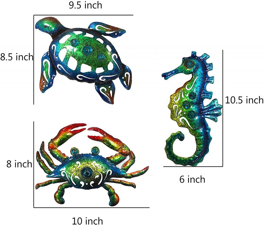 Sea Turtle Crab Seahorse, การตกแต่งธีมชายหาด