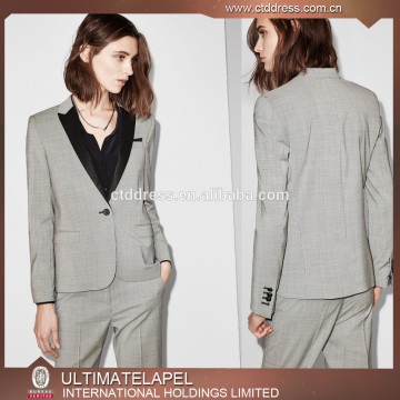 2015 Top quality hand made bespoke suit women's suit
