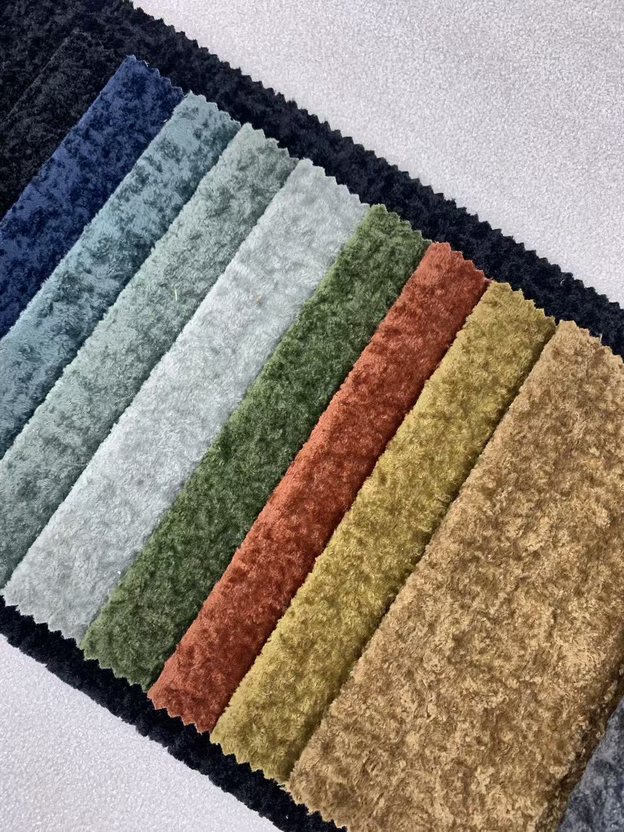 Кадифена ткаенина во крем стил Cream Style Velvet Fabric