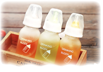 Lovely frost glass feeding-bottle