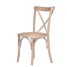 High Quality Tuscan Restaurant Dining Chairs with Cross Back Design