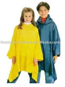 KIDS PVC PONCHO CHILDREN PONCHO