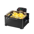 Svart rostfritt stål Electric Deep Fryer