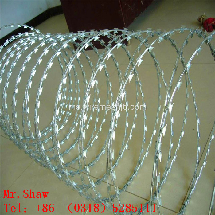 BTO-22 Galvanized Wire Razor For Pencurian Kecurian