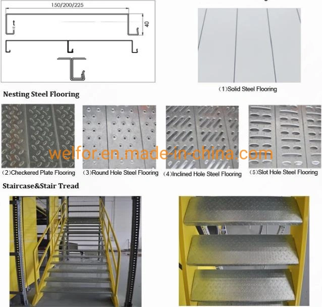 Industrial Mezzanine Floor Demountable Platform Factory Storage Pallet Racking Mezzanine