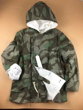 WWII German ARMY Elite Splinter Camo Winter Reversible Parka WW2 Military Uniform War Reenactments