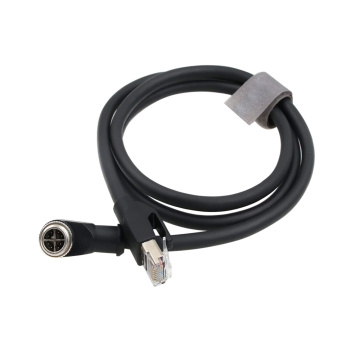M12 X Code 8Pin till RJ45 Ethernet -kabel