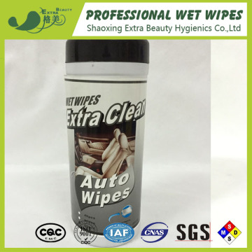 spunlace 40gsm auto wet wipes car interior cleaning wet wipes