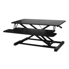 Variable Height Adjustable Table with Built-In Keyboard Holder and Gas Lift