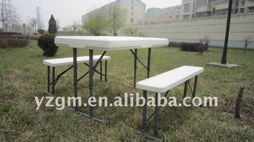 outdoor blow molding foldable bench