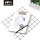 Custom lavender garden style cute A5 clipboard binding loose leaf notebook hardcover diary