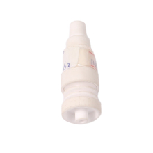 High quality medium size white cigarette nail 65mm ceramic portable cigarette nail cone hookah accessories