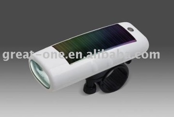 siren whistle solar bicycle light