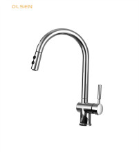 Brass Pull Out Kitchen Tap
