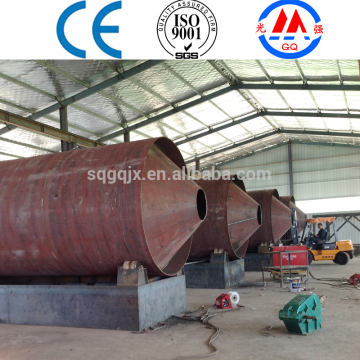 waste tyre pyrolysis machinery rubber pyrolysis plant with continuous and batch types