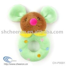 Baby plush rattle,Baby stuffed rattle,Soft baby rattle