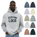 Pamuklu ağır hoodie asit yıkama kaputu