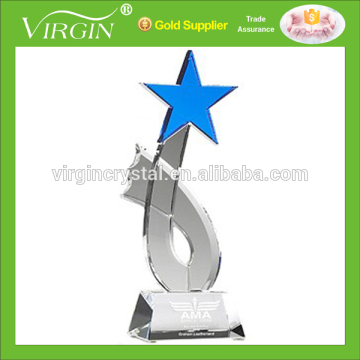 New Design crystal star award, star trophy