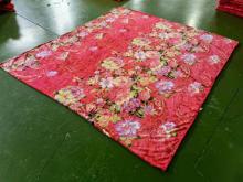 Cozy Knitted Customized printed micro flannel fleece blanket