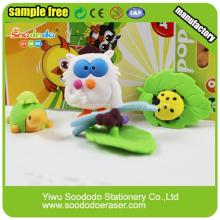 Blister Card Packing Owl Animal Shaped Eraser