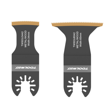 2pcs Carbide Tip Oscillating Tool Blades Kit: Versatile Cutting Solutions for Wood, Plastic, and Metal
