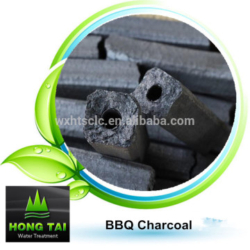 Hexagon shape sawdust charcoal used for BBQ