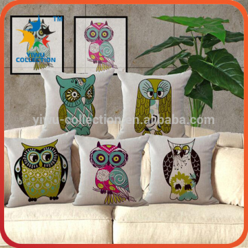 bamboo pillow cover/plastic animal cushion cover/linen pillow cover