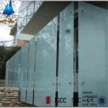 White Milk / Opaque / White Laminated Glass