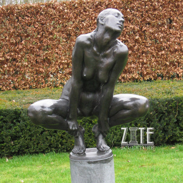 High Workmanship Life Size Art Bronze Nude Lady Statues