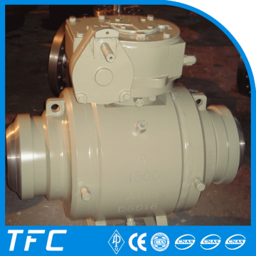 1 pieza acero forjado soldada valvula de bola