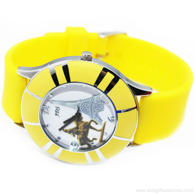 2016 New Product Luxury Children Silicone Wrist Watch