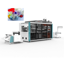 Fully Automatic Servomotor Controlled Plastic Cup Thermoforming Machine