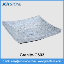 New custom granite-g603 nature stone washbasin