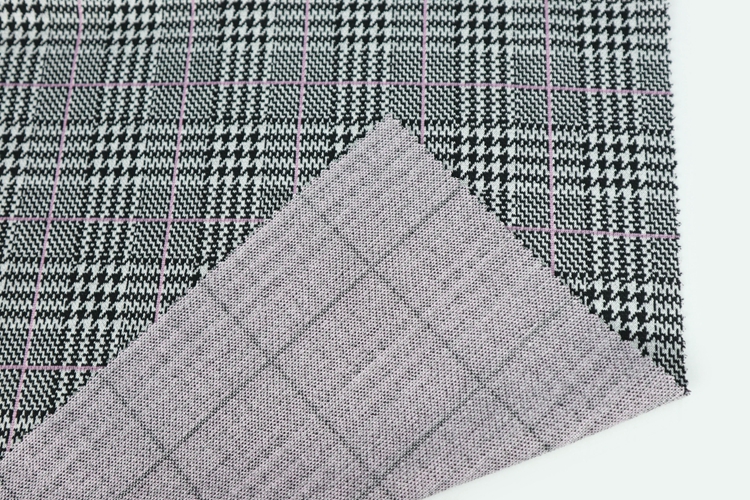 Free sample high quality wholesale Jacquard school uniform big check design fabric in stock fabric and textiles for clothing