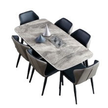 Hot Sale Sintered Stone Rectangle Dining Table Sets for Modern Kitchens and Dining Rooms