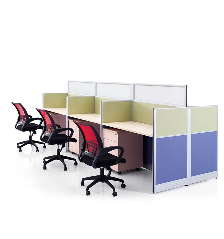 Modern design call center office furniture design 6 seats Call Center Cubicle office