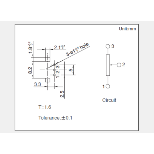 Drehpotentiometer der Serie Rk09k