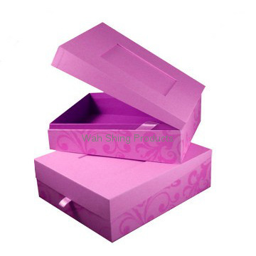 Printed paperboard flip box