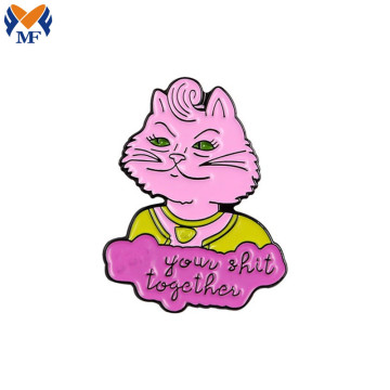 Pin de esmalte de paloma de diseño animal personalizado de metal